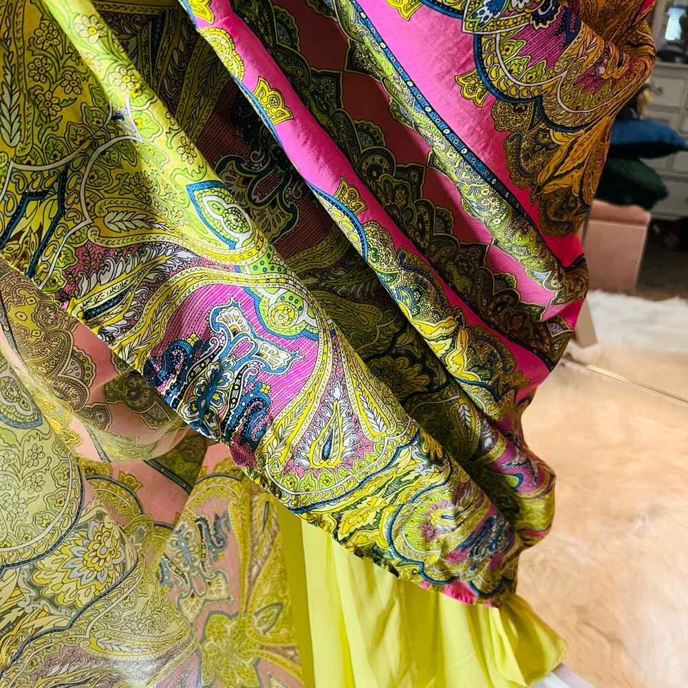 Floral Print Maxi Dress with Chiffon Lining. Brand is, a loves a.